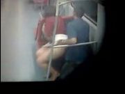 Секс в митро электрички в поезде